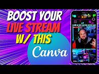 Video thumbnail for Add overlays to your Tik Tok live using Canva!