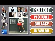 Video thumbnail for Create a perfect image collage and write on a picture in word | EASY TUTORIAL
