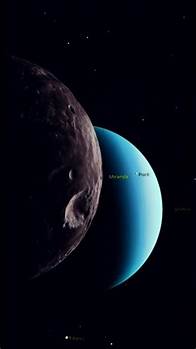 Video thumbnail for Moon Miranda orbits Planet Uranus