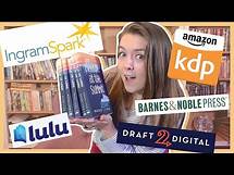 Video thumbnail for The Best Print on Demand Company - Comparing Book Publishing with Amazon KDP, IngramSpark & Beyond