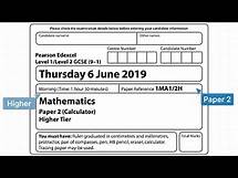 Video thumbnail for Edexcel GCSE Maths | June 2019 Paper 2 Higher | Walkthrough