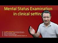 Video thumbnail for Mental Status Examination in clinical psychiatry (MSE in Clinical Psychiatry)