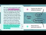 Video thumbnail for Edexcel English Language Paper 2, Question 3 Tips for Success