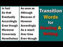 Video thumbnail for Transition Words to Master Your Academic Reading and Writing Skills