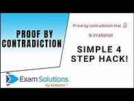Video thumbnail for Proof by Contradiction | ExamSolutions