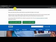 Video thumbnail for How To Sign In To NHS Account - NHS UK Login