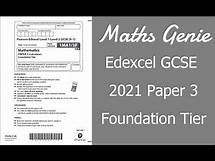 Video thumbnail for Edexcel GCSE Maths November 2021 Paper 3 Foundation Exam Paper Walkthrough