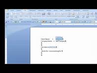 Video thumbnail for Repeat text in MS Word Using Document Property content controls