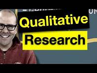 Video thumbnail for Qualitative research methods