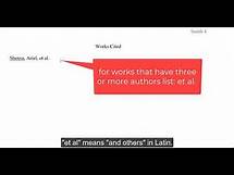 Video thumbnail for Citing Journal Articles from Library Databases in MLA Style