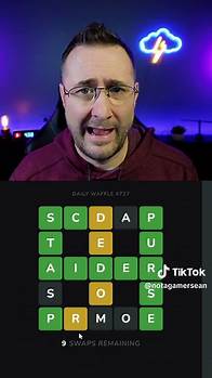 Video thumbnail for Word Waffle! 🧇🧇 #wordwaffle #wordwafflegame #wordleclone #wordgamesarefun #wordlegamers How to play Word Waffle Todays Word Waffle Solution Todays Word Waffle Answer Word Waffle strategy Word Waffle hints Word Waffle answer today Word Waffle in 1 Word Waffle hint Word Waffle tips Word Waffle solver New Word Game