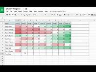 Video thumbnail for Track Student Progress with Google Sheets