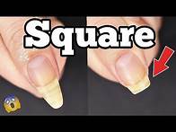 Video thumbnail for How to Cut and File Your Nails Square! WITHOUT DAMAGE!✅Step By Step Guide!✂✨