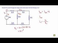Video thumbnail for Current and Voltage in Complex Series Parallel Circuit - 1