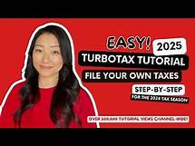 Video thumbnail for 2025 TurboTax Tutorial for Beginners | Complete Walk-Through | File Your 2024 Taxes in 2025