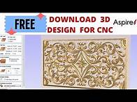 Video thumbnail for Free download cnc 3D design /aspire 9.5 files /wood carving