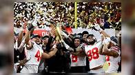 Video thumbnail for ‘Nothing better;’ Buckeye fans celebrate Ohio State winning CFP championship