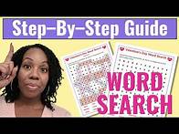 Video thumbnail for Make the Perfect Word Search Using Google Slides