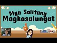 Video thumbnail for Salitang Magkasalungat | Antonyms | Filipino | Mga Salitang Magkasalungat | Teacher Beth Class TV