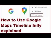 Video thumbnail for How to Use Google Maps Timeline fully explained