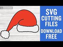 Video thumbnail for Santa Hat Svg Free Cut File for Cricut