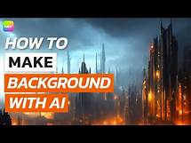 Video thumbnail for How to Make Background With AI
