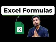 Video thumbnail for Excel Formulas Cheat Sheet - Only Cheat Sheet You’ll ever need