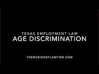 Video thumbnail for Do I have an Age Discrimination Claim? - Austin / San Antonio Employment Law Attorney Explains.