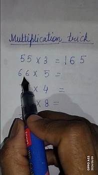 Video thumbnail for How To Multiply Two Digit Number With One Digit Number in Seconds