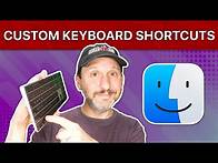 Video thumbnail for Creating Custom Keyboard Shortcuts on a Mac