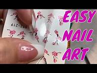 Video thumbnail for Water Decals And Stickers Nail Art | How To Apply And Combine With Foils | Beginners Easy Nails
