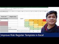 Video thumbnail for Risk Register Template using MS Excel