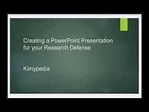 Video thumbnail for How to Create a PowerPoint Presentation for Title Defense | PRACTICAL RESEARCH 1