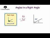 Video thumbnail for Angles in a Right Angle - Corbettmaths