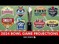 Video thumbnail for College Football Bowl Projections: 2024 CFP Bracket, 2024 Bowl Predictions & More
