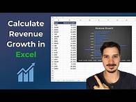 Video thumbnail for How to Calculate Revenue Growth in Excel [The Easy Way]
