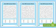 Video thumbnail for Next 200 Common Words - Word Searches To Print