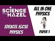 Video thumbnail for ALL of Edexcel IGCSE Physics 9-1 | PAPER 1 / DOUBLE AWARD | IGCSE Physics Revision