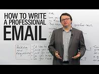 Video thumbnail for How to write professional emails in English
