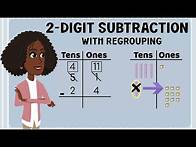 Video thumbnail for 2 Digit Subtraction With Regrouping