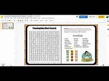 Video thumbnail for Digital Interactive Activities (Thanksgiving Word Search)