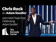 Video thumbnail for Chris Rock on Adam Sandler | 2023 Mark Twain Prize