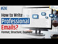 Video thumbnail for How to Write an Email Professionally? Business Email Writing Tips With Examples