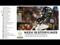 Video thumbnail for College Football Playoff rankings: Breaking down the top 25