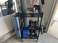 Video thumbnail for Watch YOGA MAT STORAGE RACK. Versatile, tons of space! Full Review on Amazon Live