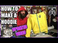 Video thumbnail for How to Make a Hoodie - Sewing from Scratch - Tock Custom - How to use a Sewing Machine