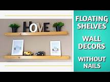 Video thumbnail for Floating Shelves D.I.Y. without drilling