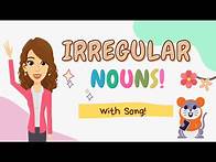 Video thumbnail for Irregular Plural Nouns with song | English with Teacher Joan 🤍