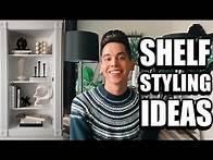 Video thumbnail for HOW TO PERFECTLY STYLE SHELVES | 3 WAYS TO DECORATE A BOOKSHELF | EASY + AFFORDABLE STYLING TIPS