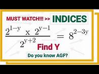 Video thumbnail for Waec Mathematics (Indices) Questions for 2024 Revision